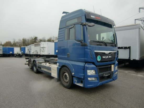 MAN TGX 26.440 BDF, XXL, Retarder, Automatik, E6, Liftachse, - Containerwagen/ Wechselfahrgestell LKW: das Bild 3 MAN TGX 26.440 BDF, XXL, Retarder, Automatik, E6, Liftachse, - Containerwagen/ Wechselfahrgestell LKW: das Bild 3
