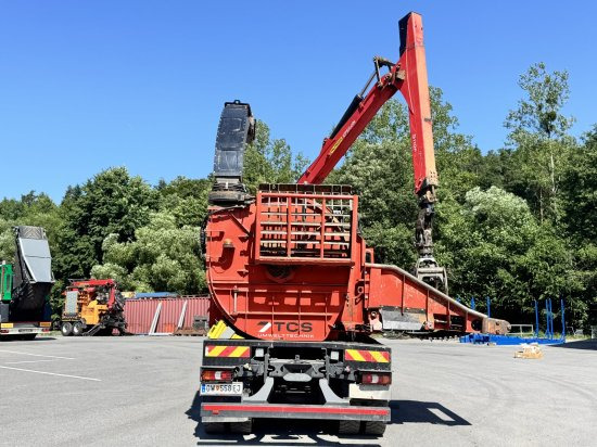 Holzschredder, LKW Mercedes-Benz ACTROS 6x4 DONAR 5810K ? Hack-LKW / Mobilhacker | TCS Umwelttechnik: das Bild 7