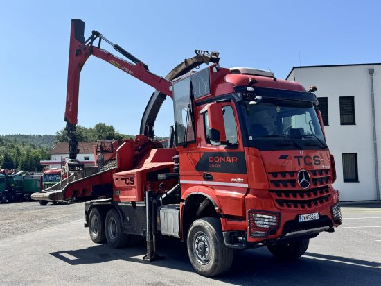 Holzschredder, LKW Mercedes-Benz ACTROS 6x4 DONAR 5810K ? Hack-LKW / Mobilhacker | TCS Umwelttechnik: das Bild 10