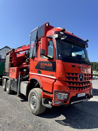 Holzschredder, LKW Mercedes-Benz ACTROS 6x4 DONAR 5810K ? Hack-LKW / Mobilhacker | TCS Umwelttechnik: das Bild 6