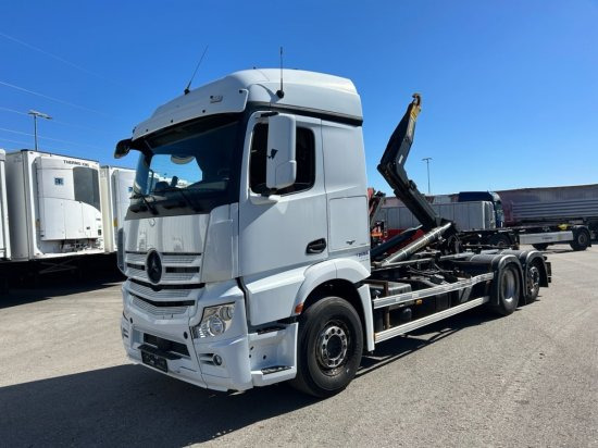 Mercedes-Benz Actros 2545L 6x2 Hyva Abroller, E6 ,Retarder, Lenk-Liftachse, - Abrollkipper: das Bild 1 Mercedes-Benz Actros 2545L 6x2 Hyva Abroller, E6 ,Retarder, Lenk-Liftachse, - Abrollkipper: das Bild 1