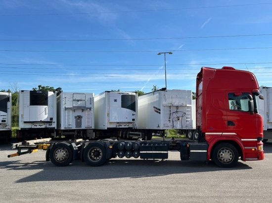 Scania R410 6x2 Topline, BDF, E6, Automatik, Redarter, Standklima, Liftachse - Containerwagen/ Wechselfahrgestell LKW: das Bild 4 Scania R410 6x2 Topline, BDF, E6, Automatik, Redarter, Standklima, Liftachse - Containerwagen/ Wechselfahrgestell LKW: das Bild 4
