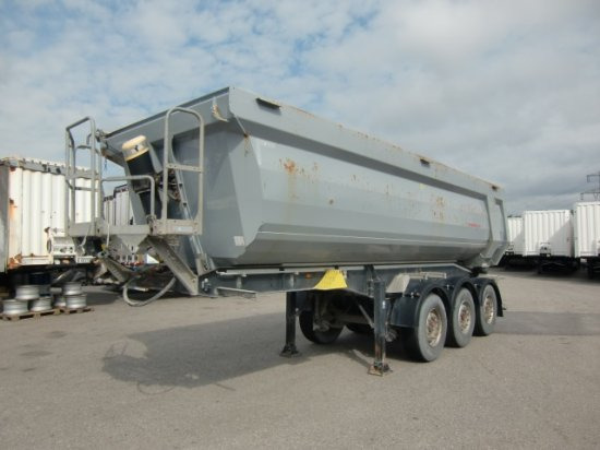 Schwarzmüller Kippmulde 25m³, SAF, Rollplane, Podest, HYVA - Kipper Auflieger: das Bild 1 Schwarzmüller Kippmulde 25m³, SAF, Rollplane, Podest, HYVA - Kipper Auflieger: das Bild 1