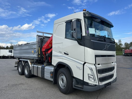 Volvo FH 500 3-Seiten Meiller Kipper mit Palfinger PK22002EH, Retarder, - Kipper: das Bild 3 Volvo FH 500 3-Seiten Meiller Kipper mit Palfinger PK22002EH, Retarder, - Kipper: das Bild 3