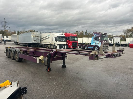 Web Trailer LPRS24 Heckschieber 1x20 ft 2x20 ft 1x40 ft - Container/ Wechselfahrgestell Auflieger: das Bild 1 Web Trailer LPRS24 Heckschieber 1x20 ft 2x20 ft 1x40 ft - Container/ Wechselfahrgestell Auflieger: das Bild 1