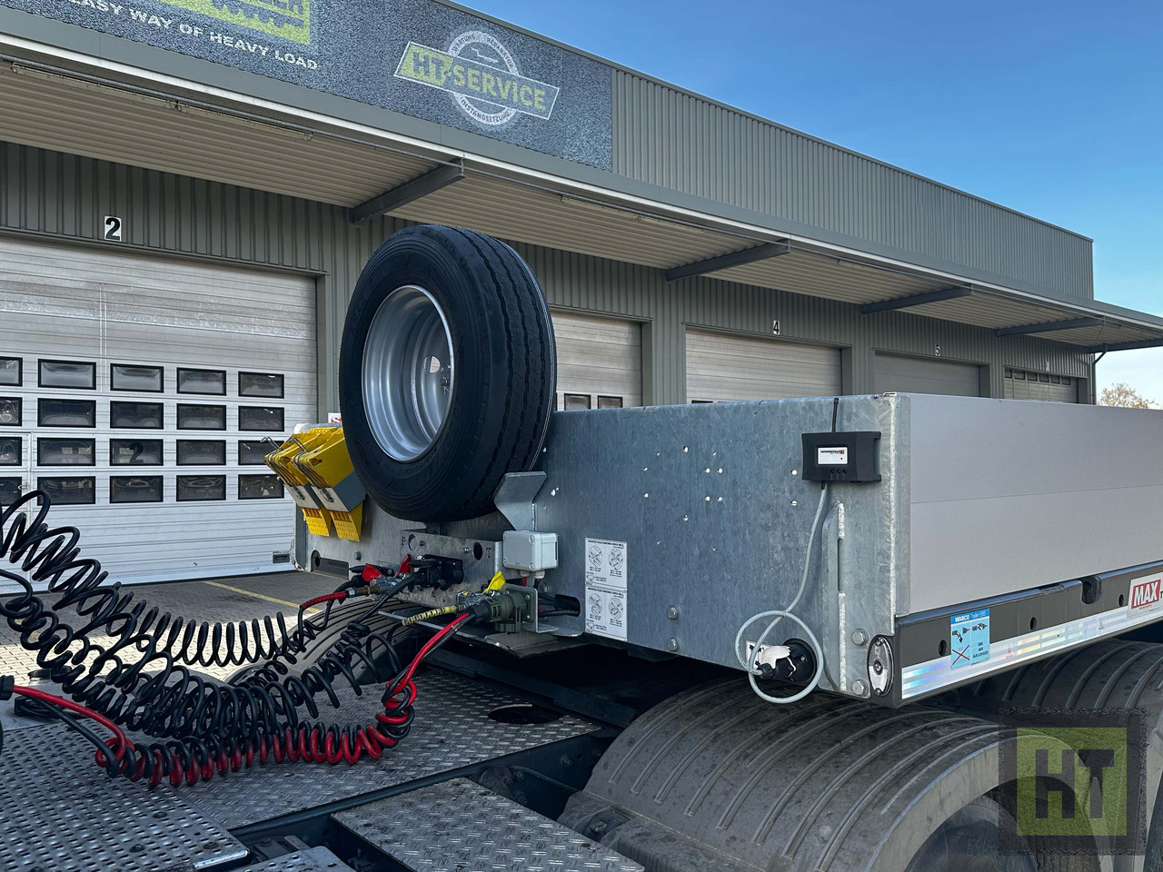 Faymonville MAX Trailer 2-Achs-Tele-Semi-Sattelauflieger-zwangsgelenkt - Tieflader Auflieger: das Bild 3 Faymonville MAX Trailer 2-Achs-Tele-Semi-Sattelauflieger-zwangsgelenkt - Tieflader Auflieger: das Bild 3