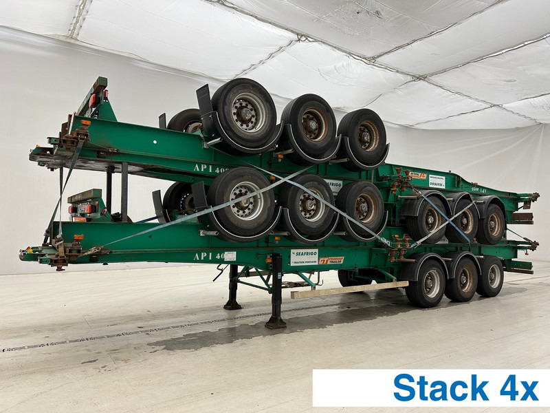 Fruehauf 4 x Skelet 2 x 20-40 ft - Container/ Wechselfahrgestell Auflieger: das Bild 1 Fruehauf 4 x Skelet 2 x 20-40 ft - Container/ Wechselfahrgestell Auflieger: das Bild 1