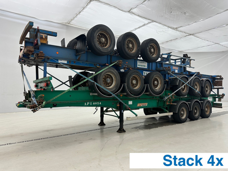 Fruehauf 4x Skelet 2 x 20-40 ft - Container/ Wechselfahrgestell Auflieger: das Bild 1 Fruehauf 4x Skelet 2 x 20-40 ft - Container/ Wechselfahrgestell Auflieger: das Bild 1