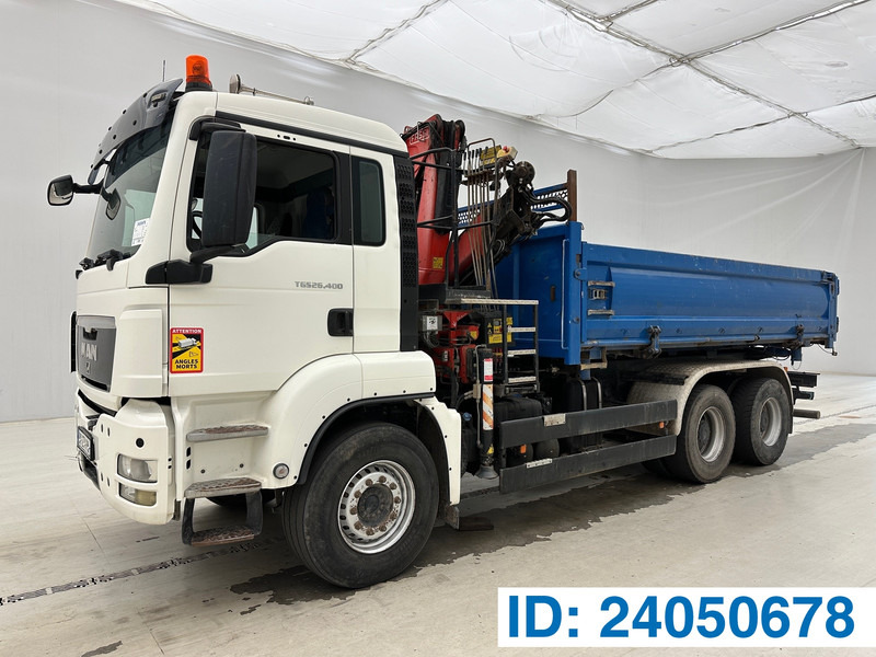 MAN TGS 26.400 - 6x4 - Kipper, Autokran: das Bild 1 MAN TGS 26.400 - 6x4 - Kipper, Autokran: das Bild 1