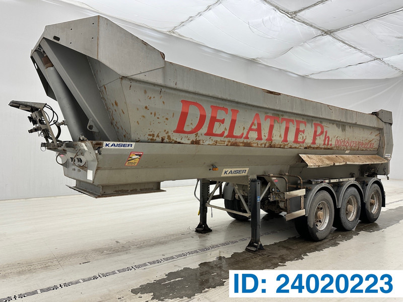 Robuste Kaiser 23 cub in steel - Kipper Auflieger: das Bild 1 Robuste Kaiser 23 cub in steel - Kipper Auflieger: das Bild 1