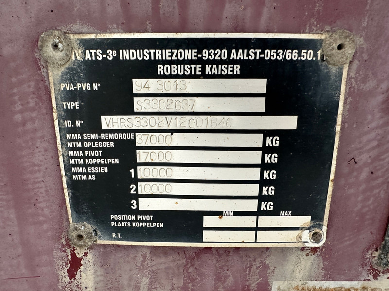 Kipper Auflieger Robuste Kaiser 26 cub in steel: das Bild 9 Kipper Auflieger Robuste Kaiser 26 cub in steel: das Bild 9