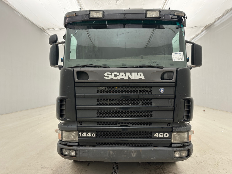 Scania 144.460 - 8x4 - Pritsche LKW, Autokran: das Bild 2 Scania 144.460 - 8x4 - Pritsche LKW, Autokran: das Bild 2
