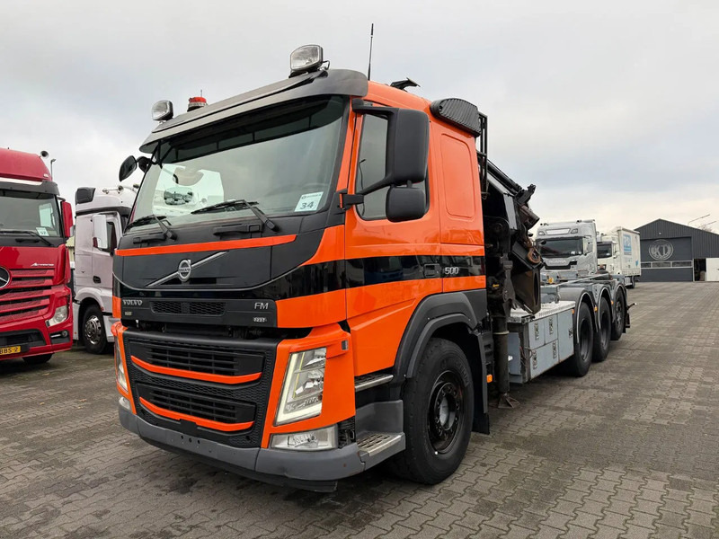 Volvo FM 500 8X4 Tridem Euro 6 Palfinger 42002 + Fly jib - Seil Abrollkipper, Autokran: das Bild 5 Volvo FM 500 8X4 Tridem Euro 6 Palfinger 42002 + Fly jib - Seil Abrollkipper, Autokran: das Bild 5
