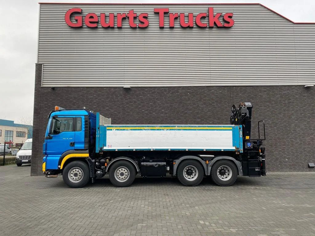 Kipper, Autokran MAN TGS 35.480 8X4 KIPPER/TIPPER + HMF 2620-K5 KRAAN: das Bild 7