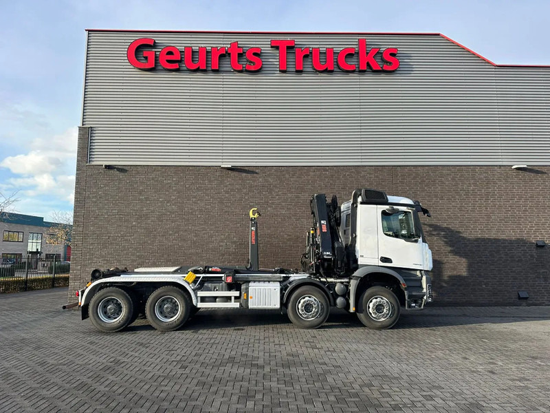 Abrollkipper Mercedes-Benz AROCS 4148 8X4 MET MULTILIFT ULT T 21 S51 HAAKARMSYSTEEM + HIAB X-HIPRO 232 E-6 KRAAN/CRANE/KRAN/GRUA: das Bild 13 Abrollkipper Mercedes-Benz AROCS 4148 8X4 MET MULTILIFT ULT T 21 S51 HAAKARMSYSTEEM + HIAB X-HIPRO 232 E-6 KRAAN/CRANE/KRAN/GRUA: das Bild 13