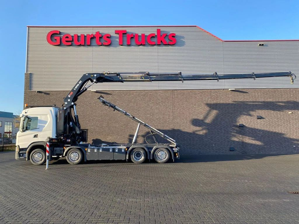 Scania G500 NGS 8X2 MET 3 ZIJDIGE KABELSYSTEEM + HIAB 3 - Abrollkipper, Autokran: das Bild 1 Scania G500 NGS 8X2 MET 3 ZIJDIGE KABELSYSTEEM + HIAB 3 - Abrollkipper, Autokran: das Bild 1