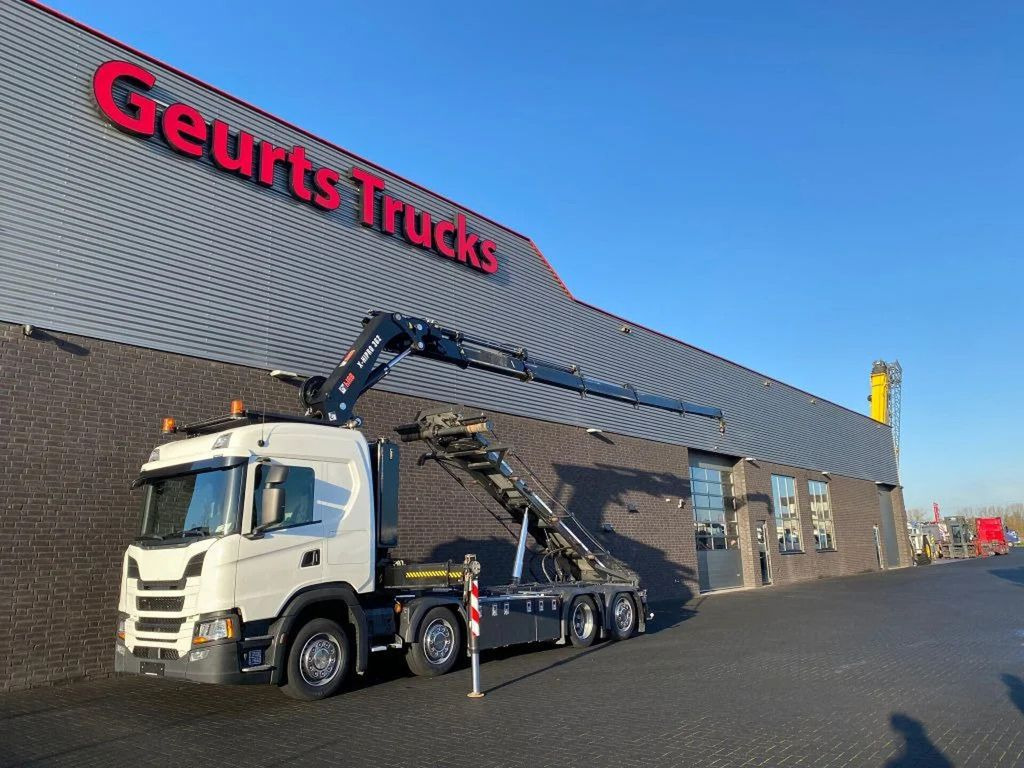Scania G500 NGS 8X2 MET 3 ZIJDIGE KABELSYSTEEM + HIAB 3 - Abrollkipper, Autokran: das Bild 2 Scania G500 NGS 8X2 MET 3 ZIJDIGE KABELSYSTEEM + HIAB 3 - Abrollkipper, Autokran: das Bild 2