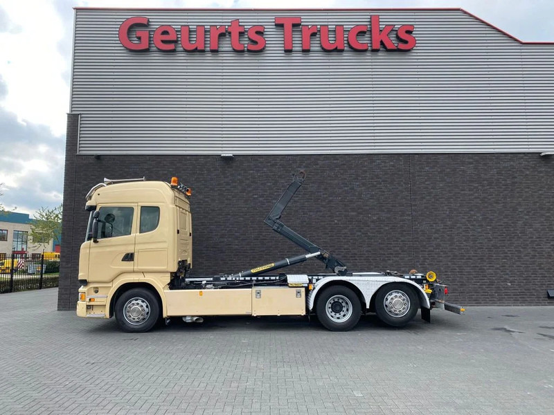Scania R450 6X2 + PALFINGER HAAKARMSYSTEEM/ABROLLKIPPER/HOOKLIFT - Abrollkipper: das Bild 1 Scania R450 6X2 + PALFINGER HAAKARMSYSTEEM/ABROLLKIPPER/HOOKLIFT - Abrollkipper: das Bild 1