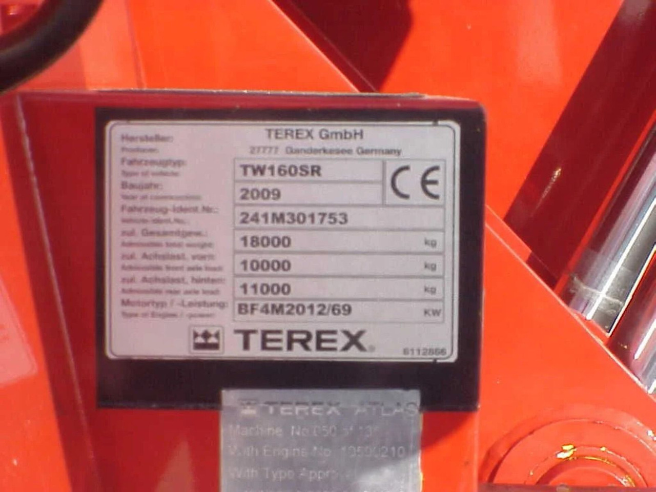 Terex TW 160 SR RAILWAY EXAVATOR - Mobilbagger: das Bild 5 Terex TW 160 SR RAILWAY EXAVATOR - Mobilbagger: das Bild 5