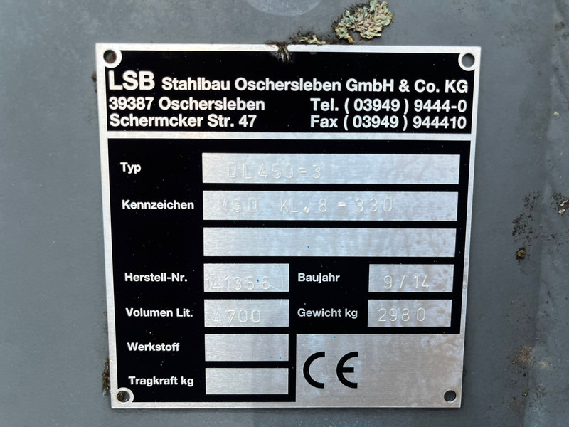 Doosan Bucket DL450-3 4700 l – Leasing Doosan Bucket DL450-3 4700 l: das Bild 10