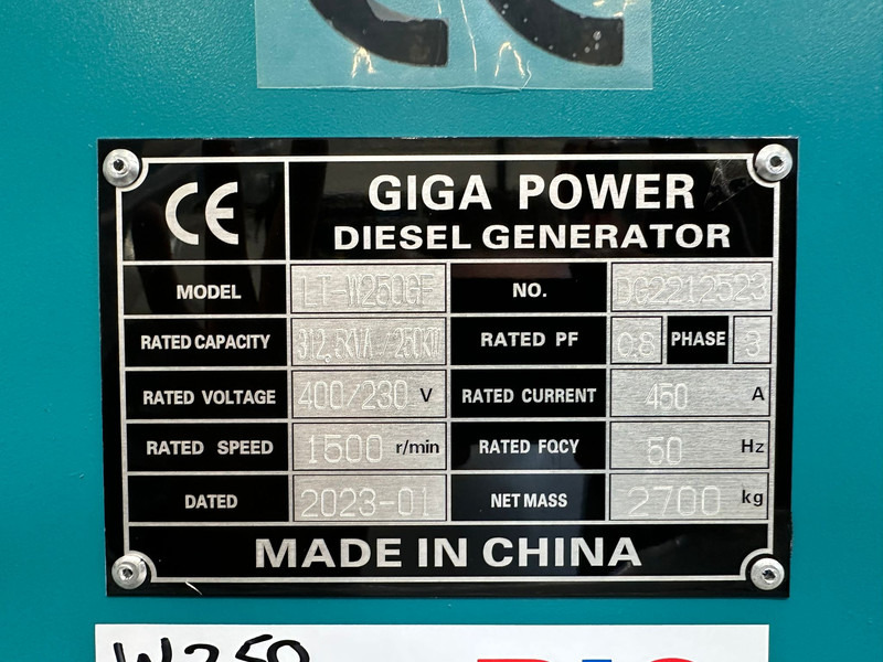 Giga power LT-W250GF 312.5 kVA silent generator – Leasing Giga power LT-W250GF 312.5 kVA silent generator: das Bild 10