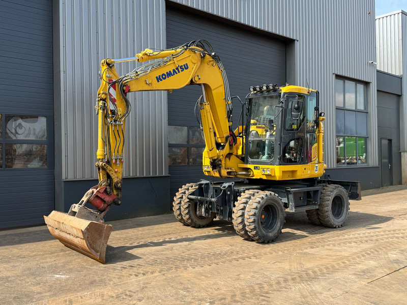 Komatsu PW118MR-11 - Mobilbagger: das Bild 2 Komatsu PW118MR-11 - Mobilbagger: das Bild 2