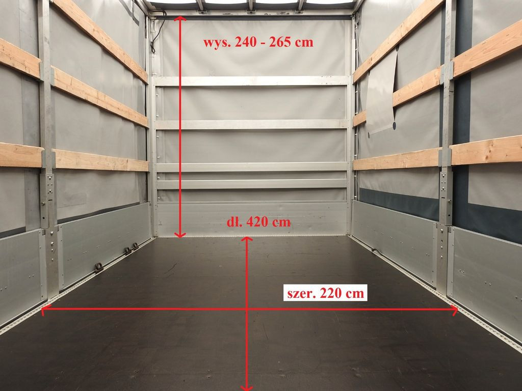 Planen Transporter, Transporter mit Doppelkabine Renault MASTER PRITSCHE PLANE 8 PALETTEN WEBASTO A/C: das Bild 12