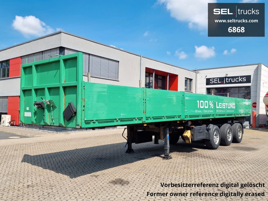 Gloria 35SA / Teleskop / Lenkachse - Pritschenauflieger/ Plattformauflieger: das Bild 1 Gloria 35SA / Teleskop / Lenkachse - Pritschenauflieger/ Plattformauflieger: das Bild 1