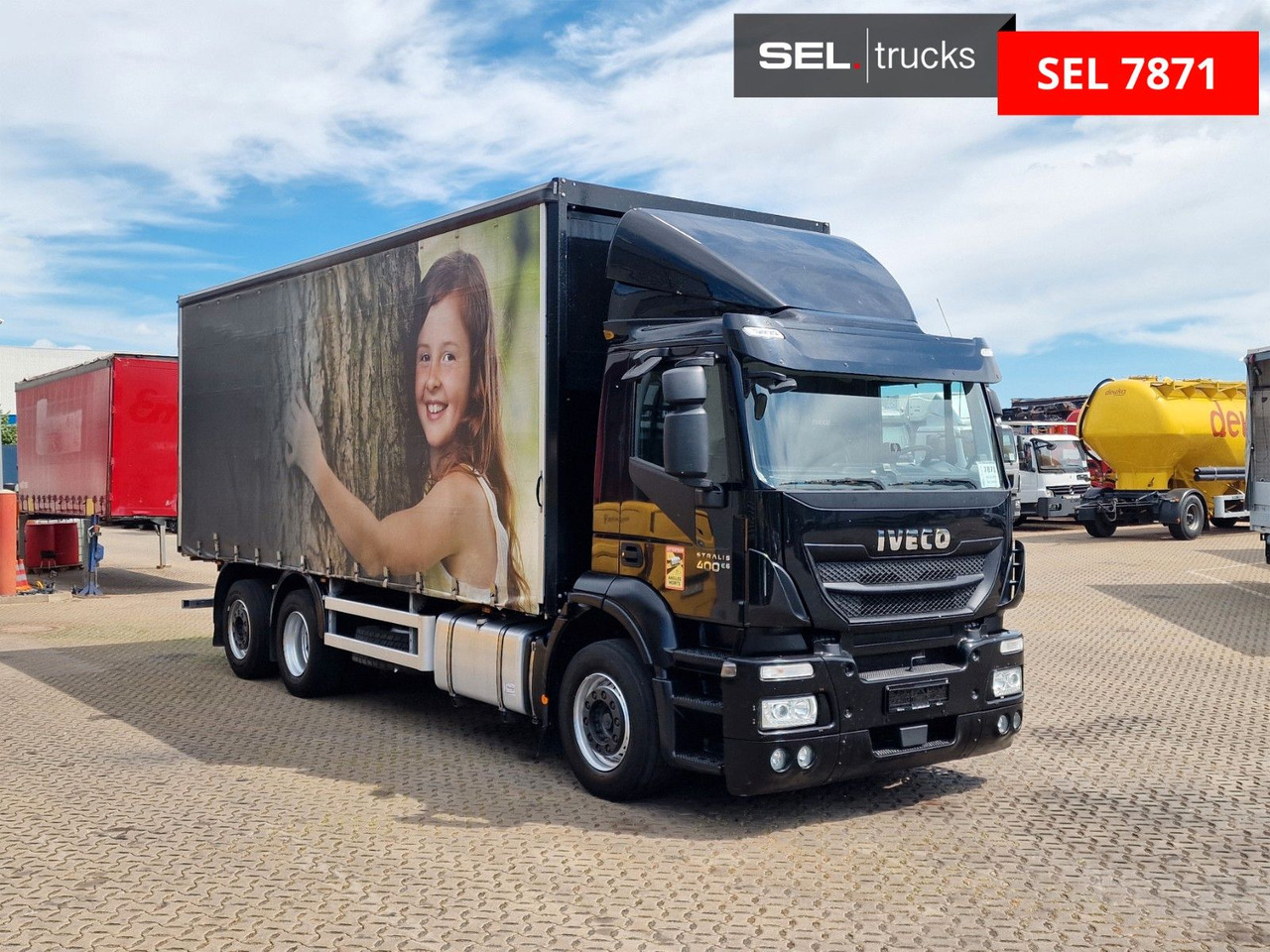 Iveco Stralis 400 / Staplerhalterung / Lenk-Liftachse - Plane LKW: das Bild 3 Iveco Stralis 400 / Staplerhalterung / Lenk-Liftachse - Plane LKW: das Bild 3