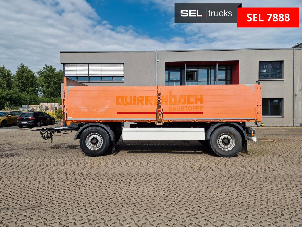 Pritschenanhänger/ Plattformanhänger Krone AZ / Baustoff / 40 mm: das Bild 8