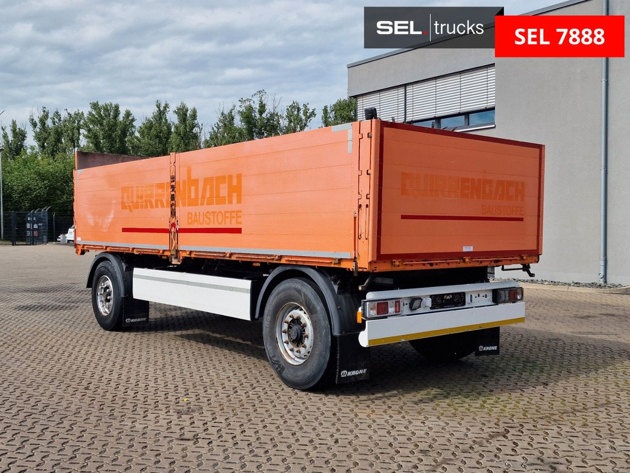 Pritschenanhänger/ Plattformanhänger Krone AZ / Baustoff / 40 mm: das Bild 7