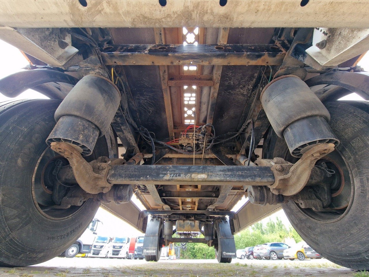 Pritschenanhänger/ Plattformanhänger Krone AZ / Baustoff / 40 mm: das Bild 25