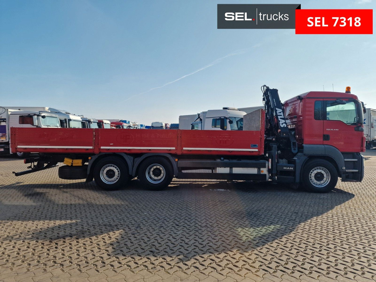 MAN TGS 26.440 6x2-2 BL/Fernbedien. /Lenkachse/Atlas - Autokran: das Bild 4 MAN TGS 26.440 6x2-2 BL/Fernbedien. /Lenkachse/Atlas - Autokran: das Bild 4