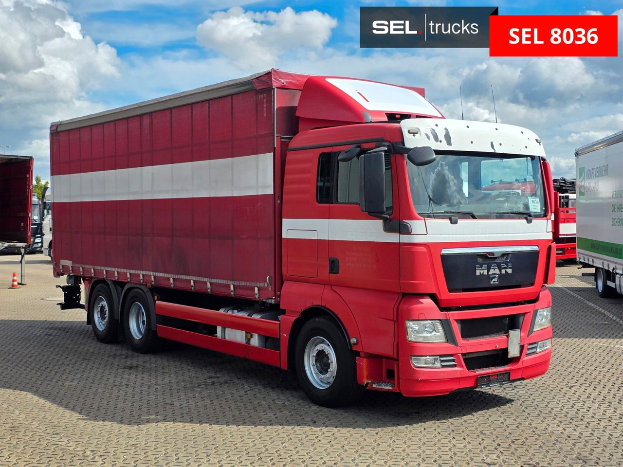 MAN TGX 26.360 6X2-2 LL / Intarder / Ldbw /Lenkachse - Plane LKW: das Bild 3 MAN TGX 26.360 6X2-2 LL / Intarder / Ldbw /Lenkachse - Plane LKW: das Bild 3