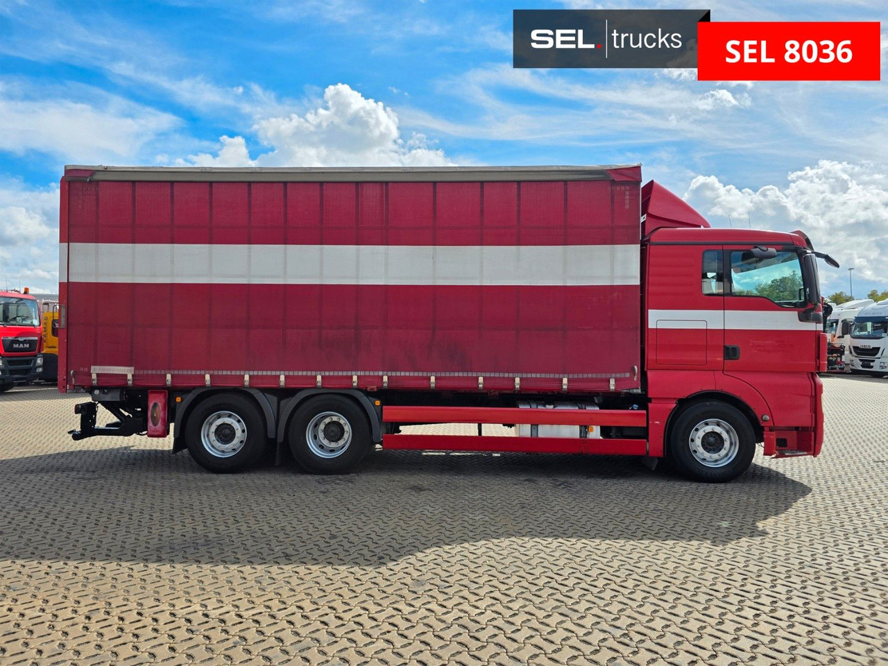 MAN TGX 26.360 6X2-2 LL / Intarder / Ldbw /Lenkachse - Plane LKW: das Bild 4 MAN TGX 26.360 6X2-2 LL / Intarder / Ldbw /Lenkachse - Plane LKW: das Bild 4