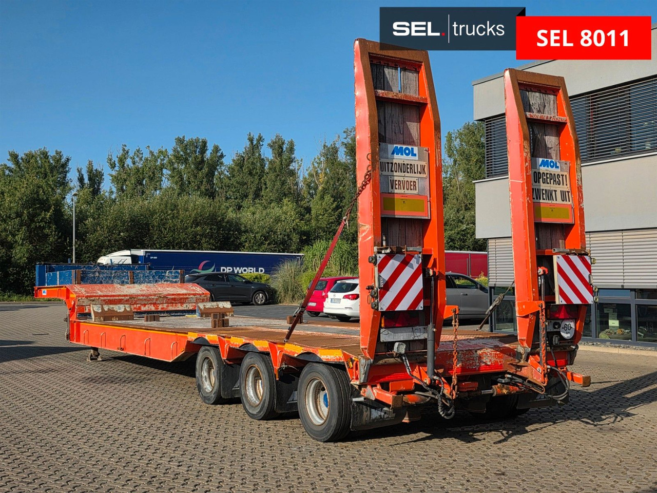 Tieflader Auflieger MOL / Lenkachse: das Bild 7