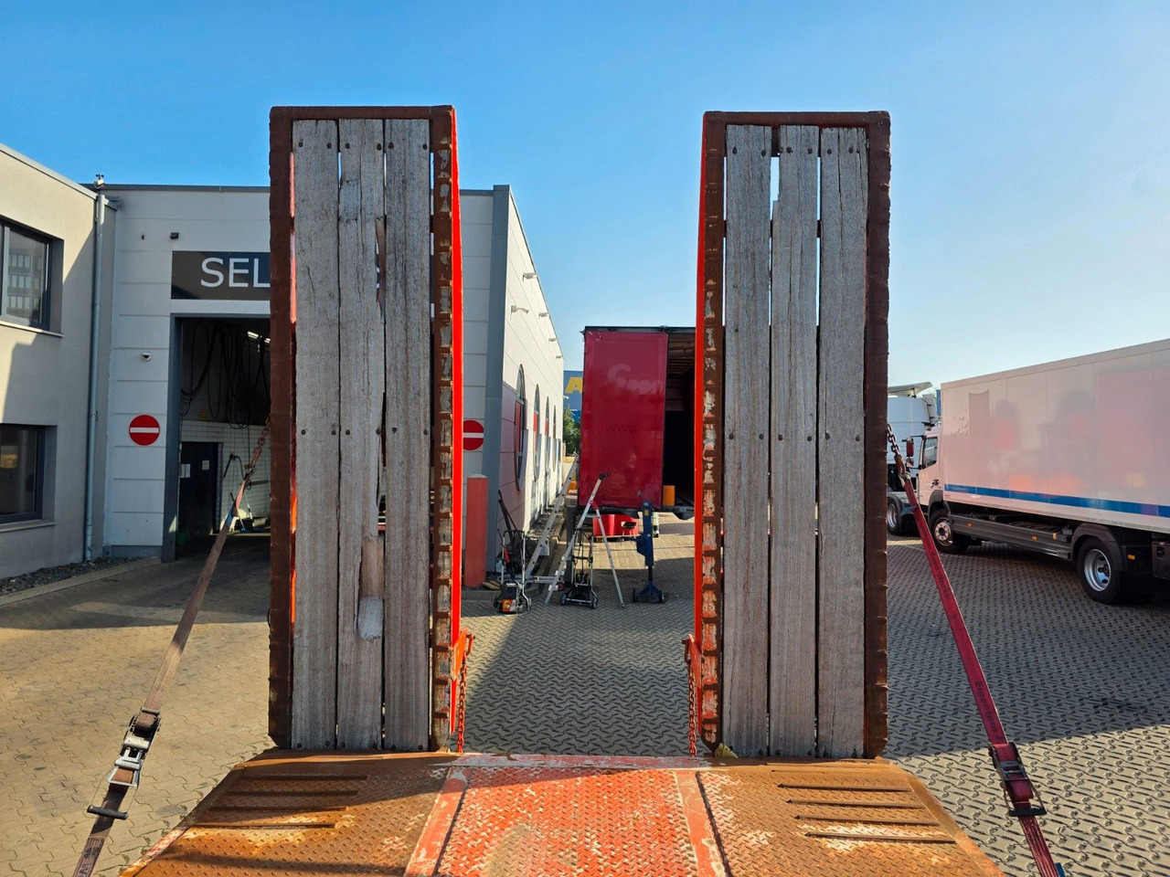 Tieflader Auflieger MOL / Lenkachse: das Bild 10