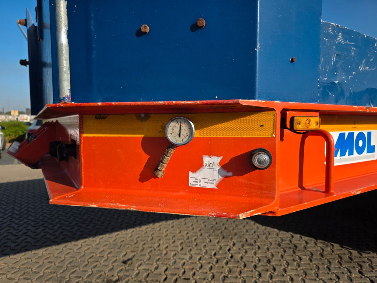 Tieflader Auflieger MOL / Lenkachse: das Bild 16