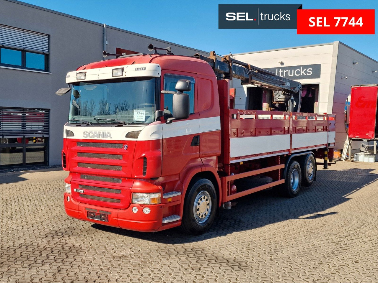 Scania R 340 LB6X2*4MNA /Retarder /HIAB 166K /Lenkachse - Autokran: das Bild 1 Scania R 340 LB6X2*4MNA /Retarder /HIAB 166K /Lenkachse - Autokran: das Bild 1