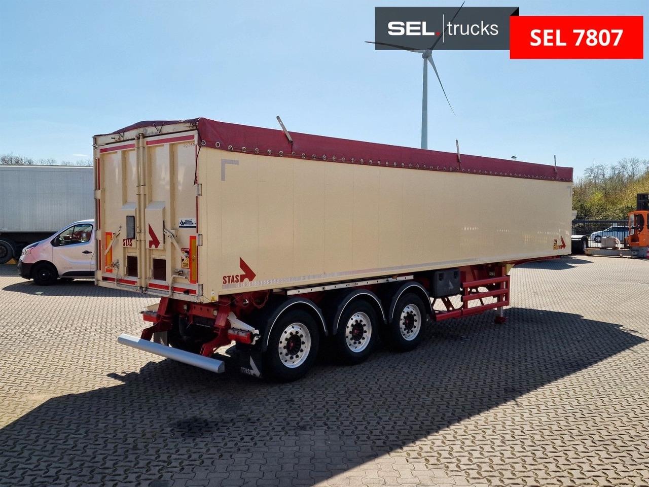 Stas S300CX / Alu-Felgen / EX II, FL, OX, AT / 50m³ - Kipper Auflieger: das Bild 5 Stas S300CX / Alu-Felgen / EX II, FL, OX, AT / 50m³ - Kipper Auflieger: das Bild 5