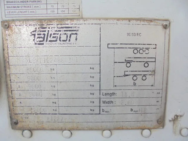 Kühlkoffer Auflieger Talson KOELOPLEGGER + ROLLEBAAN: das Bild 10