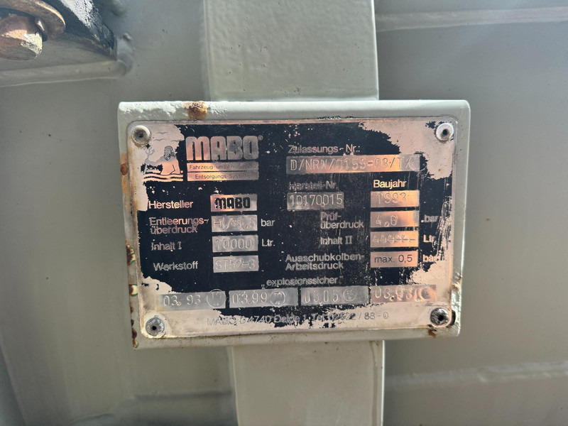 Tankanhänger Muller MABO SAEB 10 Vacuum tank: das Bild 10 Tankanhänger Muller MABO SAEB 10 Vacuum tank: das Bild 10