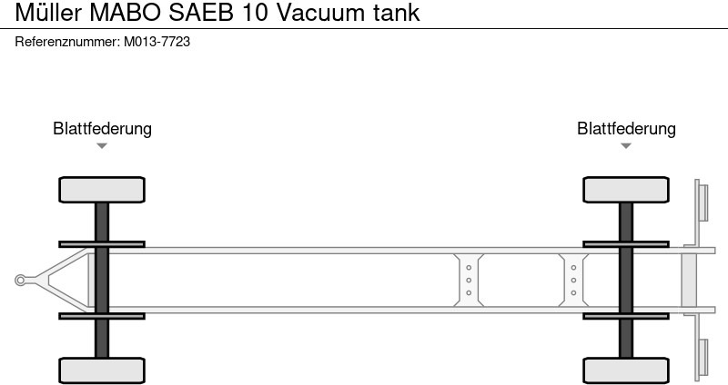 Tankanhänger Muller MABO SAEB 10 Vacuum tank: das Bild 11 Tankanhänger Muller MABO SAEB 10 Vacuum tank: das Bild 11