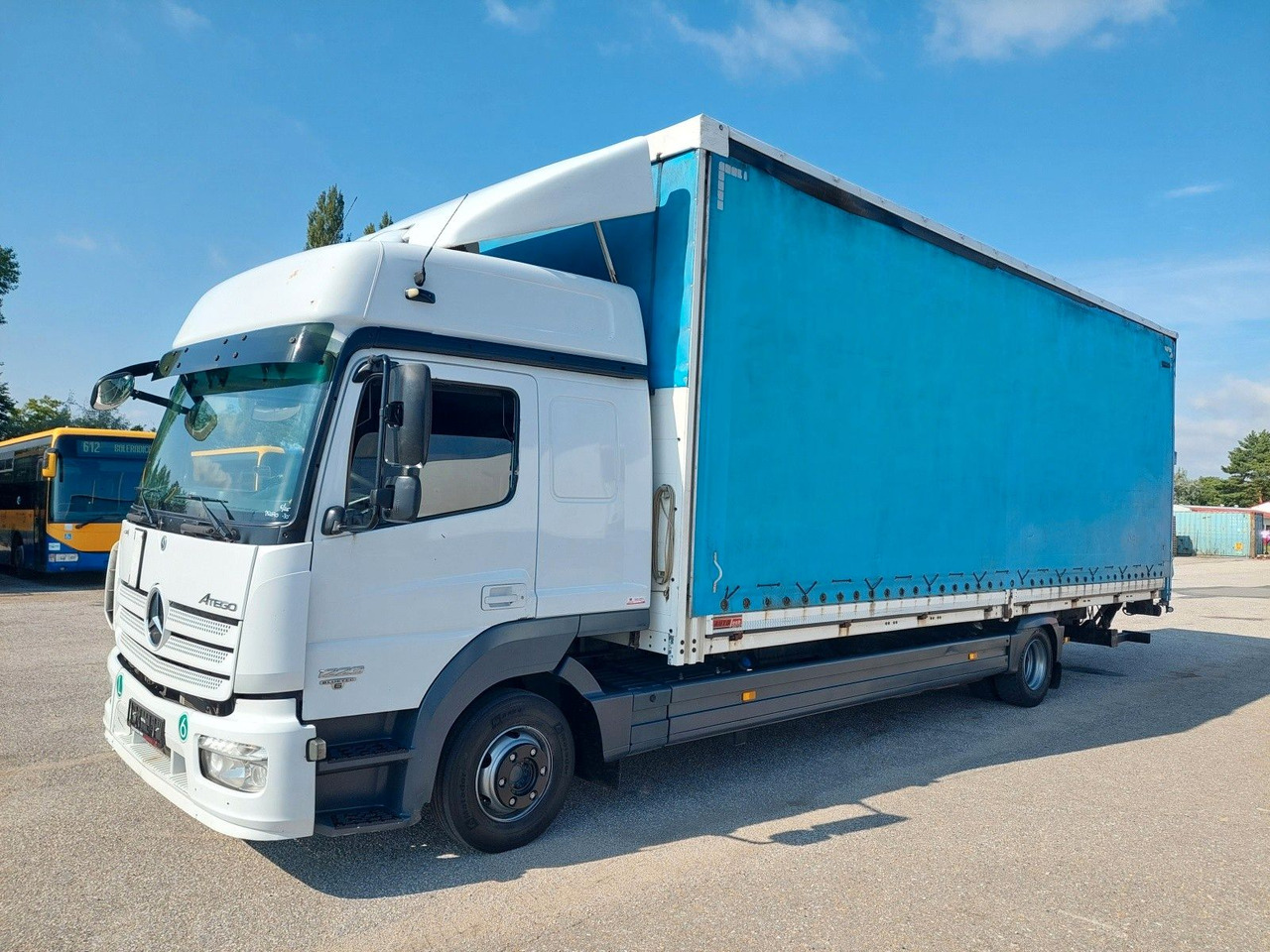 Mercedes-Benz Atego 1223 L/NR 20 20 Paletten - Plane LKW: das Bild 1 Mercedes-Benz Atego 1223 L/NR 20 20 Paletten - Plane LKW: das Bild 1