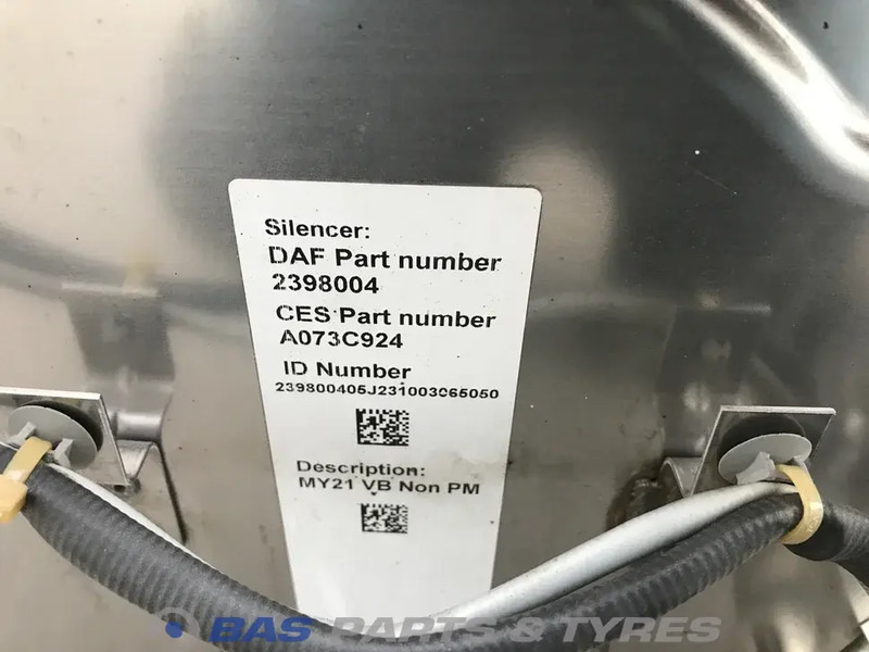 DAF Uitlaatdemper DAF 2398004 - Schalldämpfer für LKW: das Bild 5 DAF Uitlaatdemper DAF 2398004 - Schalldämpfer für LKW: das Bild 5