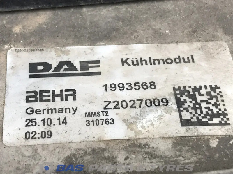 DAF XF106 Koelerpakket DAF MX13 375 H1 1909450 - Kühler für LKW: das Bild 4 DAF XF106 Koelerpakket DAF MX13 375 H1 1909450 - Kühler für LKW: das Bild 4