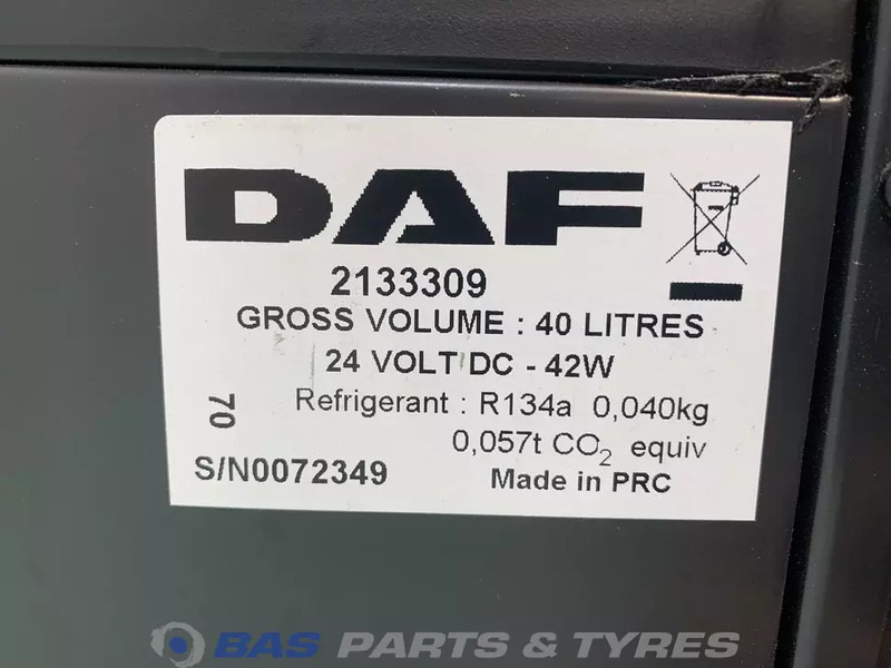 DAF XF106 Koelkast DAF 40 Liter 1845851 - Ersatzteile für LKW: das Bild 5 DAF XF106 Koelkast DAF 40 Liter 1845851 - Ersatzteile für LKW: das Bild 5