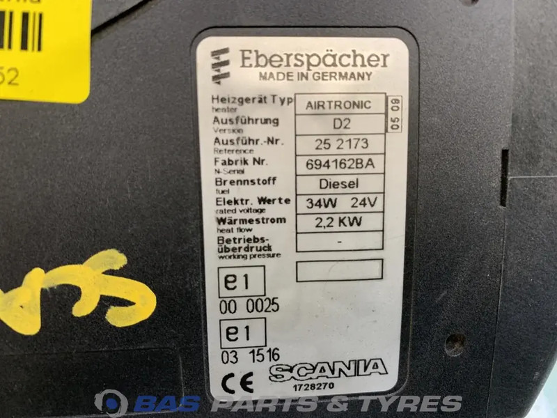 Scania iT Urban HA5 Standkachel 1728270 - Heizung/ Lüftung für LKW: das Bild 3 Scania iT Urban HA5 Standkachel 1728270 - Heizung/ Lüftung für LKW: das Bild 3