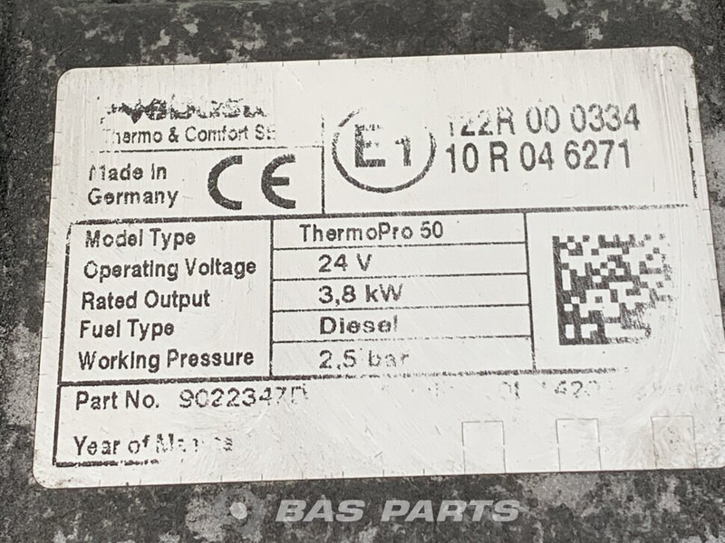 Webasto TP50 Standkachel A 001 830 31 20 - Heizung/ Lüftung für LKW: das Bild 5 Webasto TP50 Standkachel A 001 830 31 20 - Heizung/ Lüftung für LKW: das Bild 5