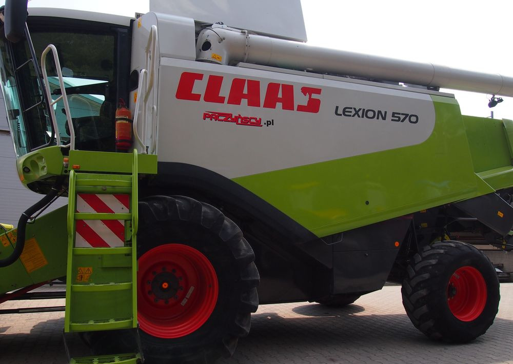 Kombajn zbożawy Claas Lexon 570 Kombajn zbożowy CLAAS LEXION 570+ heder VARIO 7,5m - Mähdrescher: das Bild 4 Kombajn zbożawy Claas Lexon 570 Kombajn zbożowy CLAAS LEXION 570+ heder VARIO 7,5m - Mähdrescher: das Bild 4